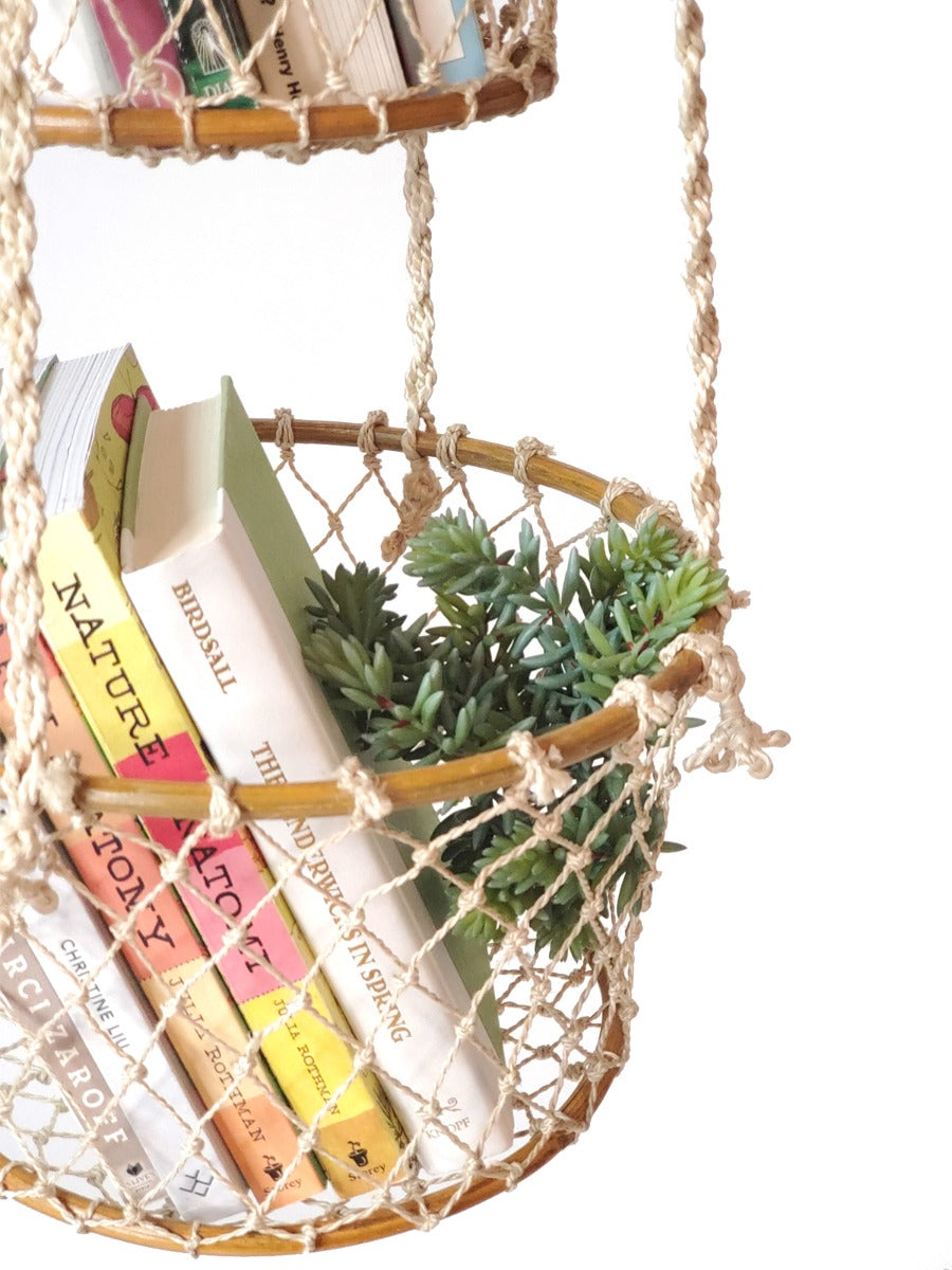 Jhuri Double Hanging Plant Basket