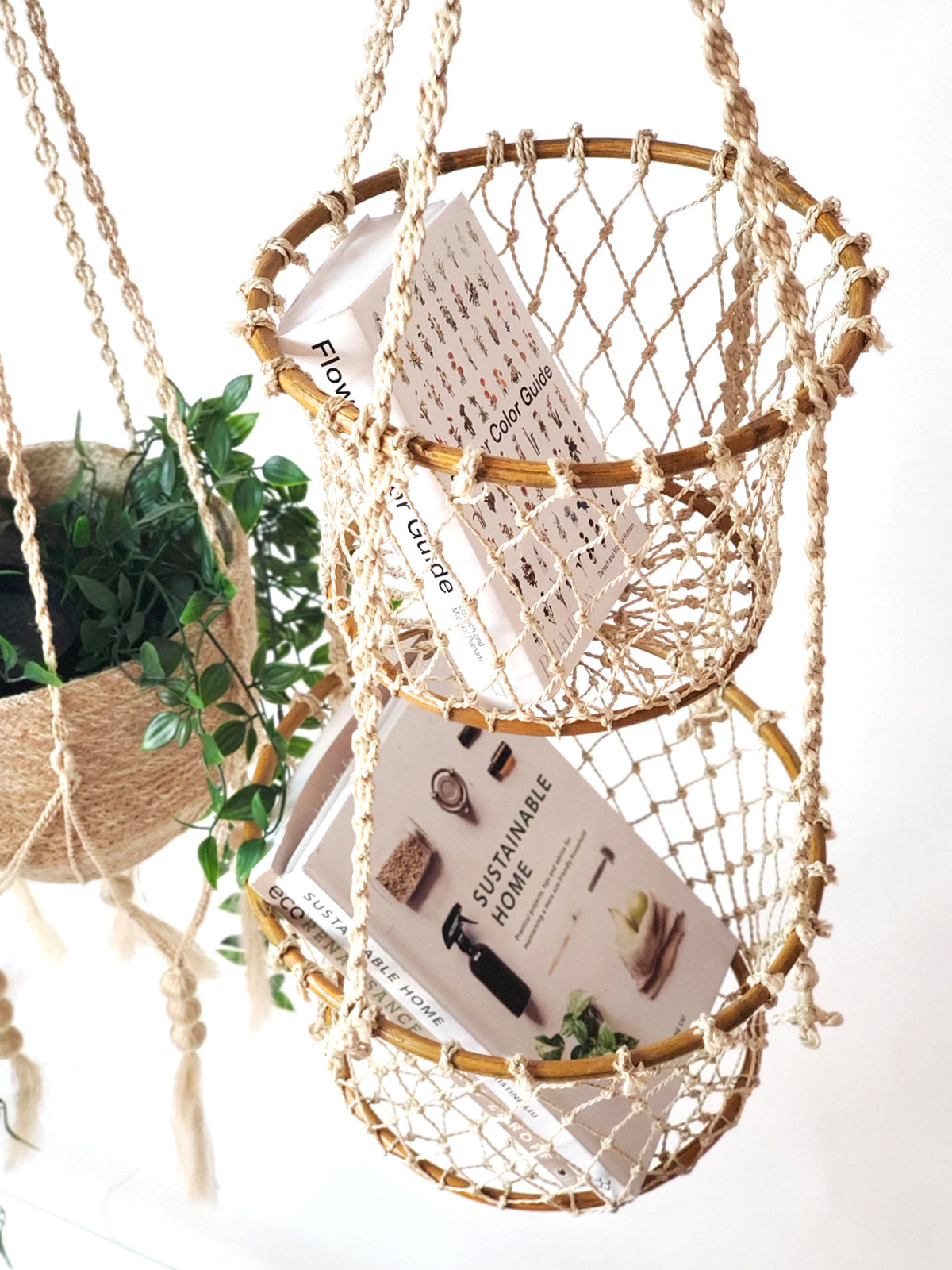 Jhuri Double Hanging Plant Basket