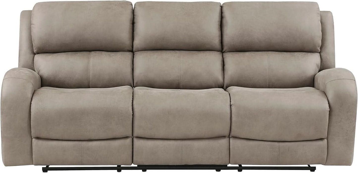 Brown Home Theater Recliner Sofa