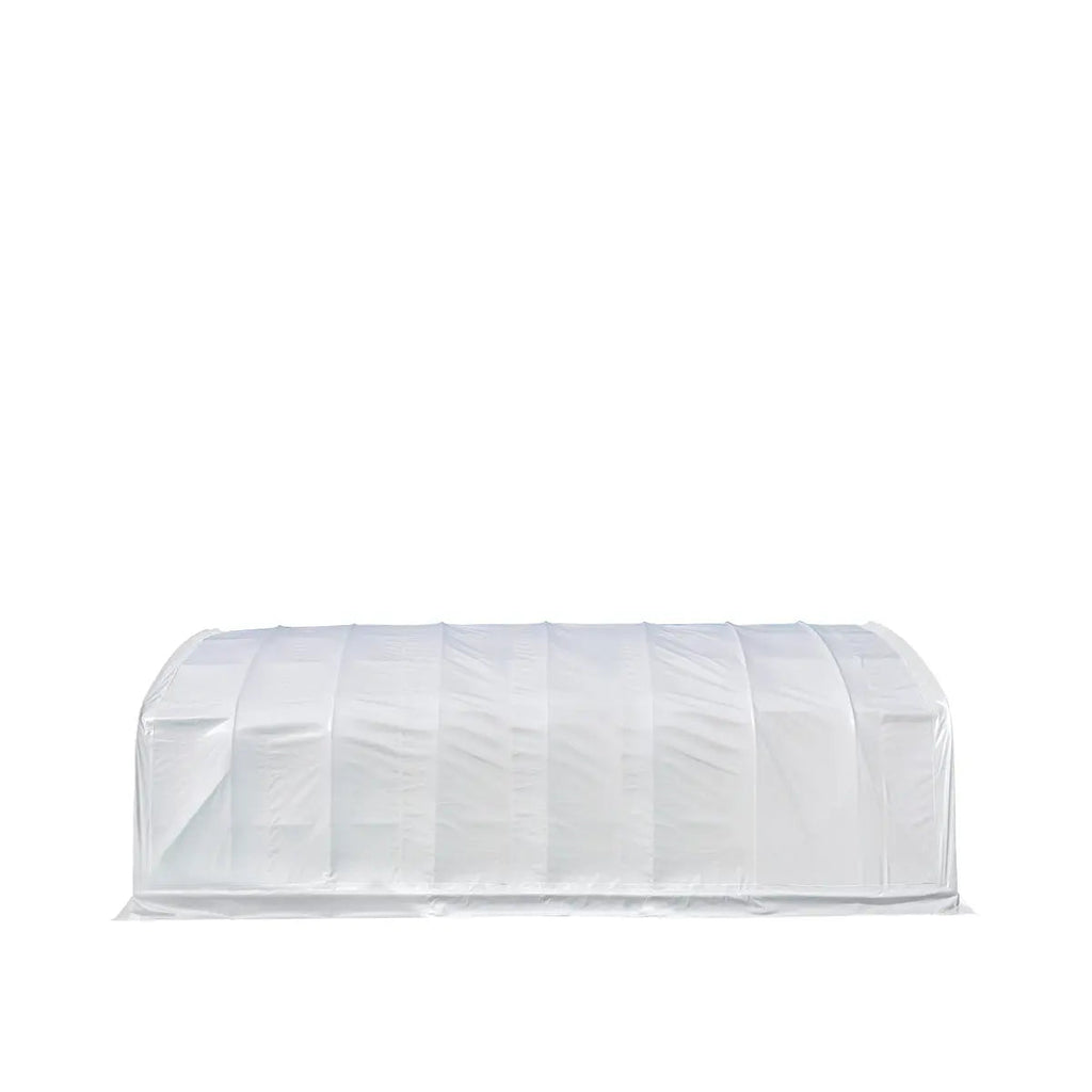 20' x 40' Straight Wall Peak Ceiling Storage Shelter with Heavy Duty 17 oz PVC Cover & Drive Through Door, TMG-ST2041V (Previously ST2040V)