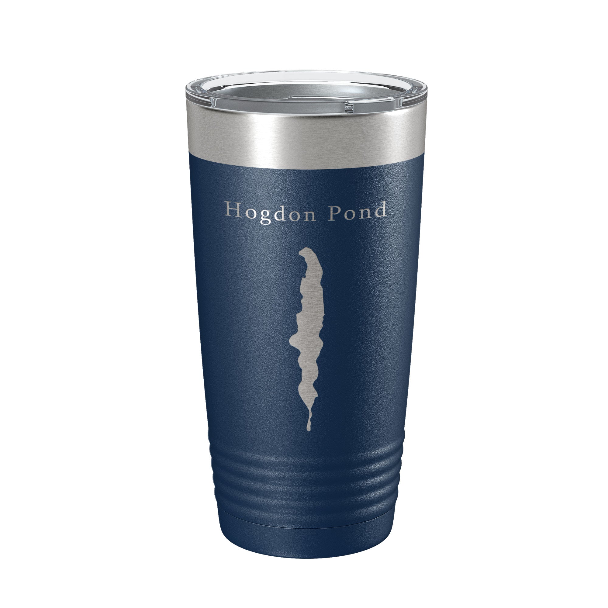 Hogdon Pond Tumbler Lake Map Travel Mug Insulated Laser Engraved Coffee Cup Acadia Maine 20 oz-8
