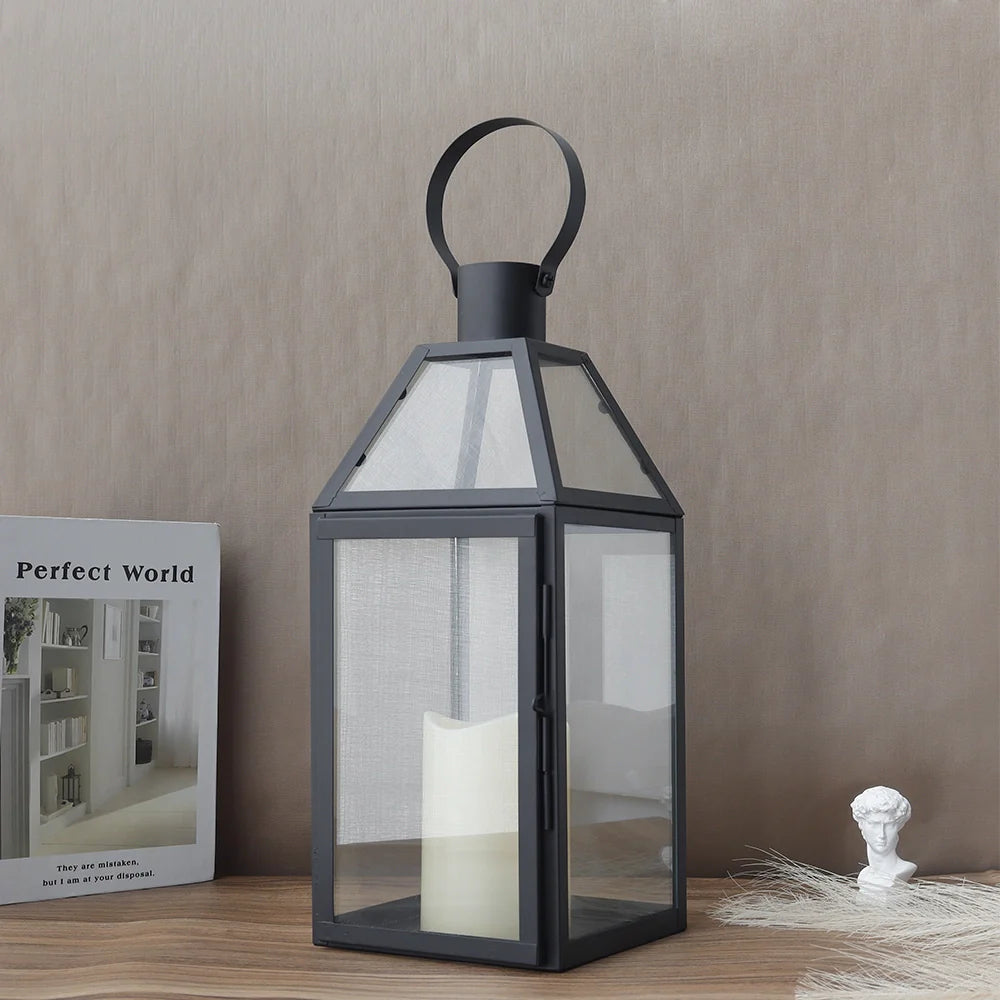 Black Metal Candle Lanterns