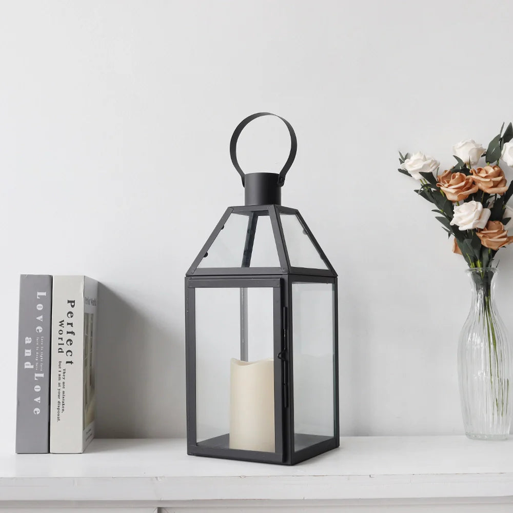 Black Metal Candle Lanterns