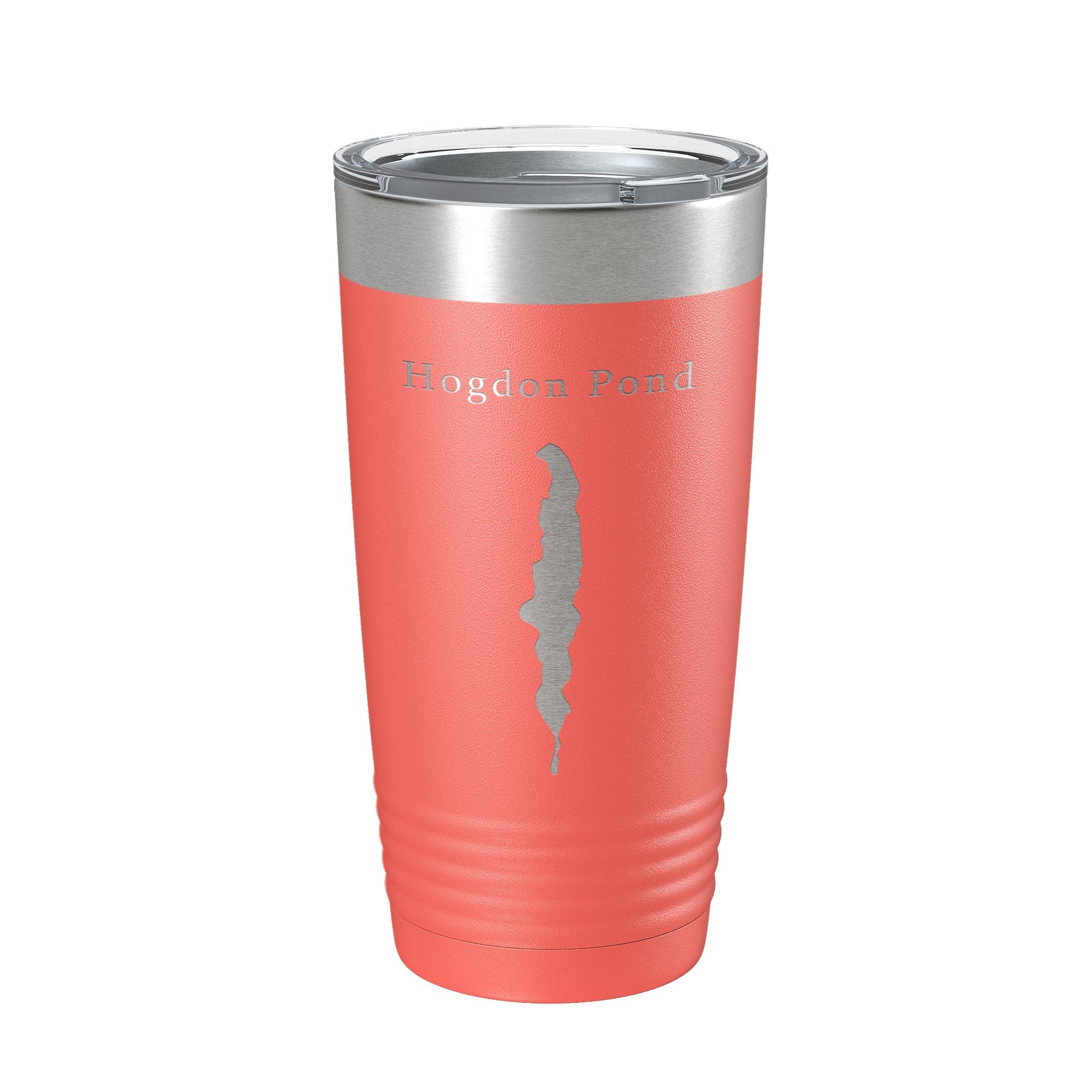 Hogdon Pond Tumbler Lake Map Travel Mug Insulated Laser Engraved Coffee Cup Acadia Maine 20 oz-20