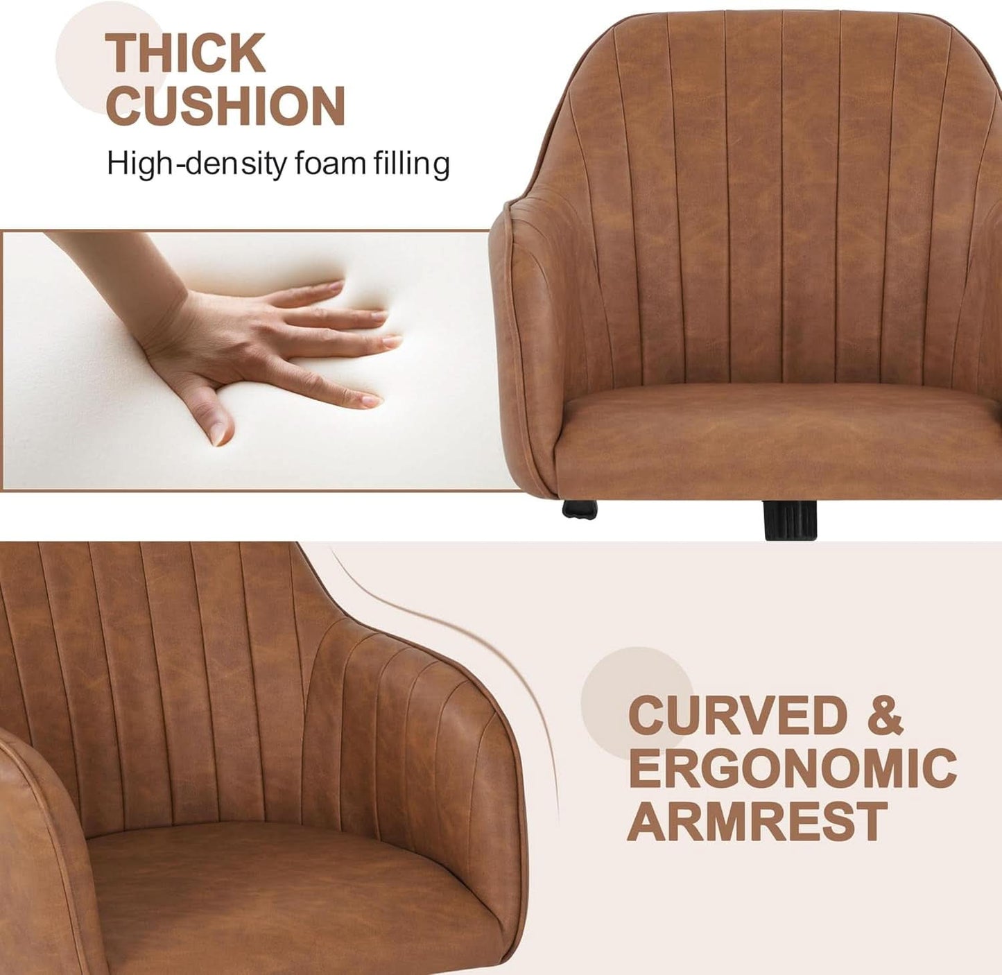 Ergonomic Height-Adjustable Office Chair