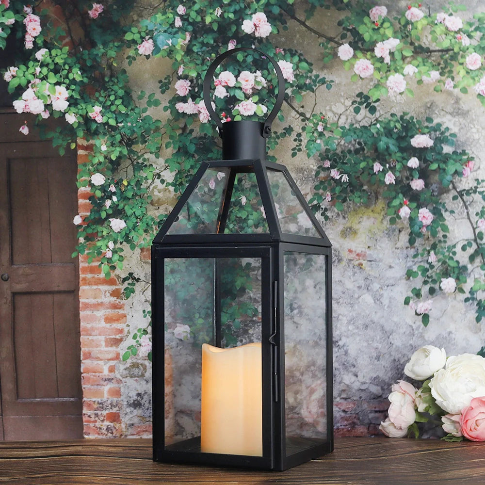 Black Metal Candle Lanterns