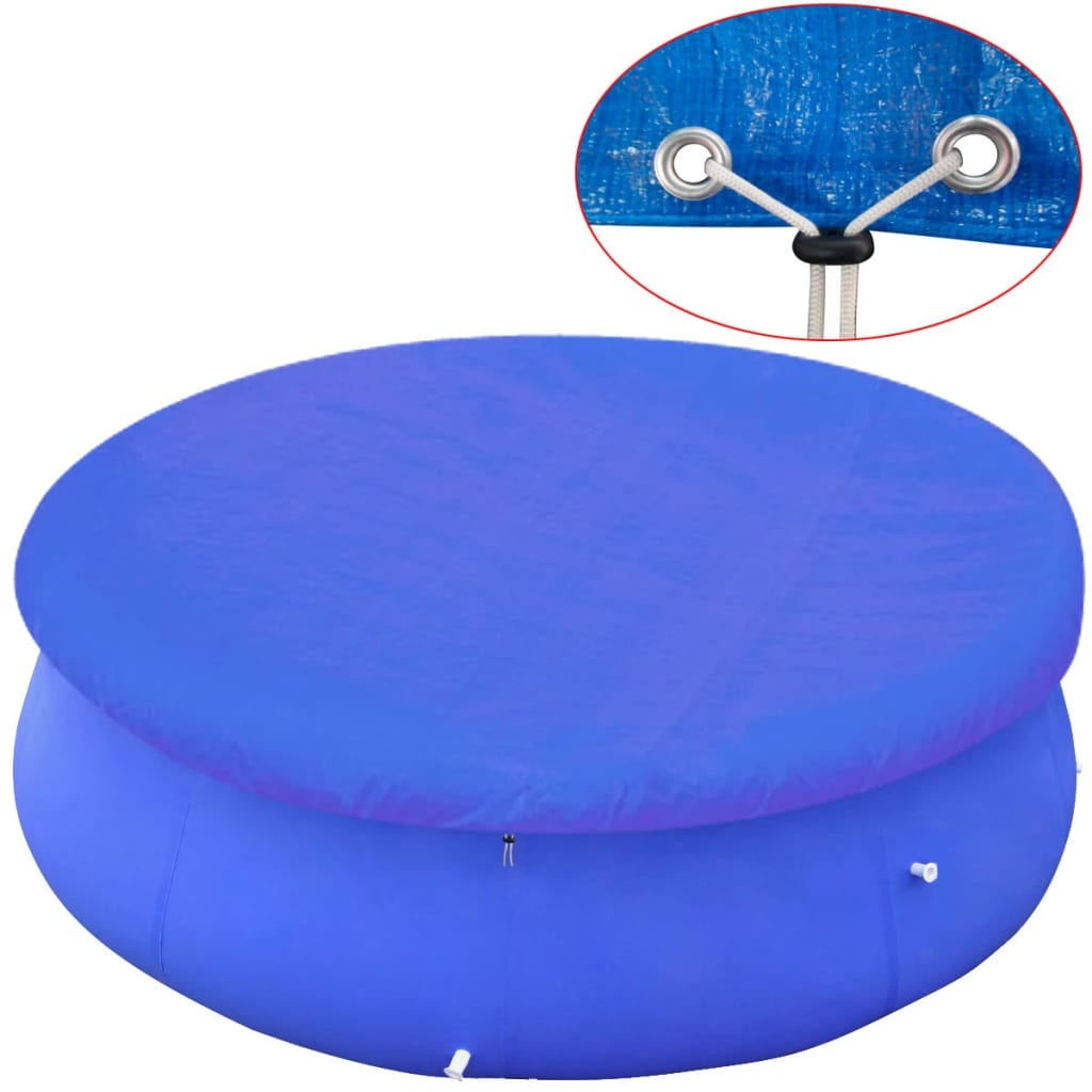 Vidaxl Pool Cover for 360-367cm Above Ground Round Pools-0