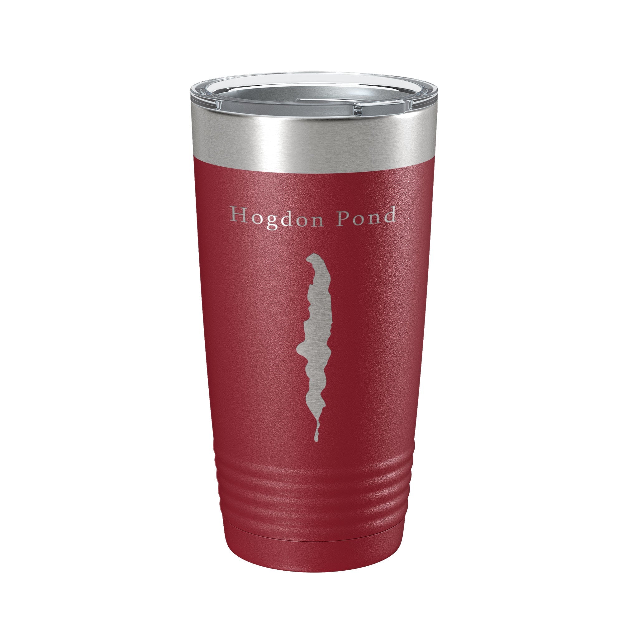 Hogdon Pond Tumbler Lake Map Travel Mug Insulated Laser Engraved Coffee Cup Acadia Maine 20 oz-18