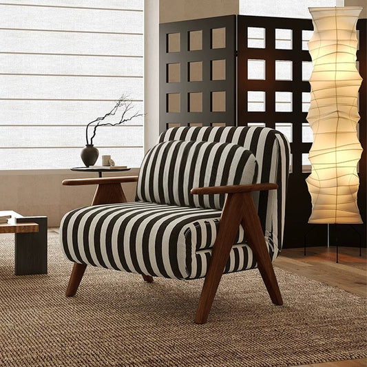 Solid Wood Convertible Sleeper Chair Bed