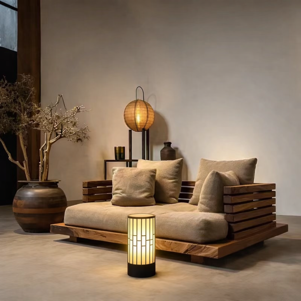 Modern Japanese Style Floor Lamp