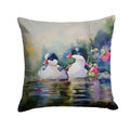 Bufflehead Throw Pillow-0