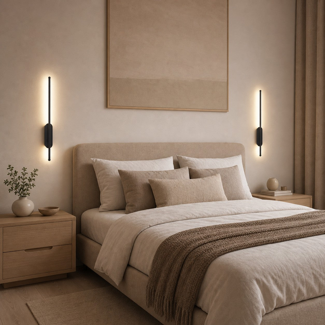Set of 2 Rechargeable Magnetic Linear Wall Lights