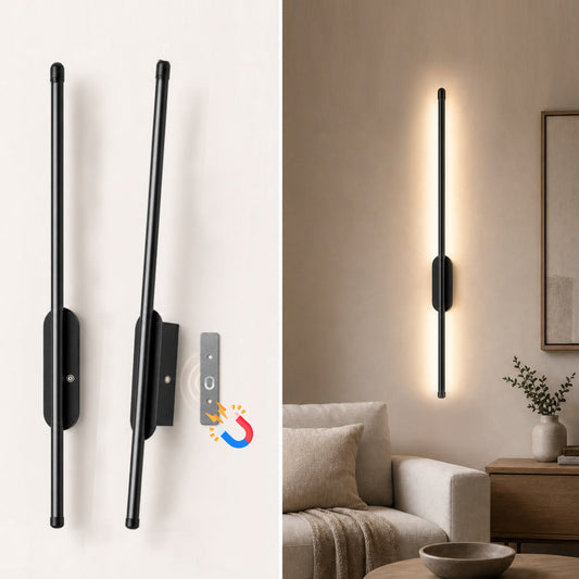 Set of 2 Rechargeable Magnetic Linear Wall Lights