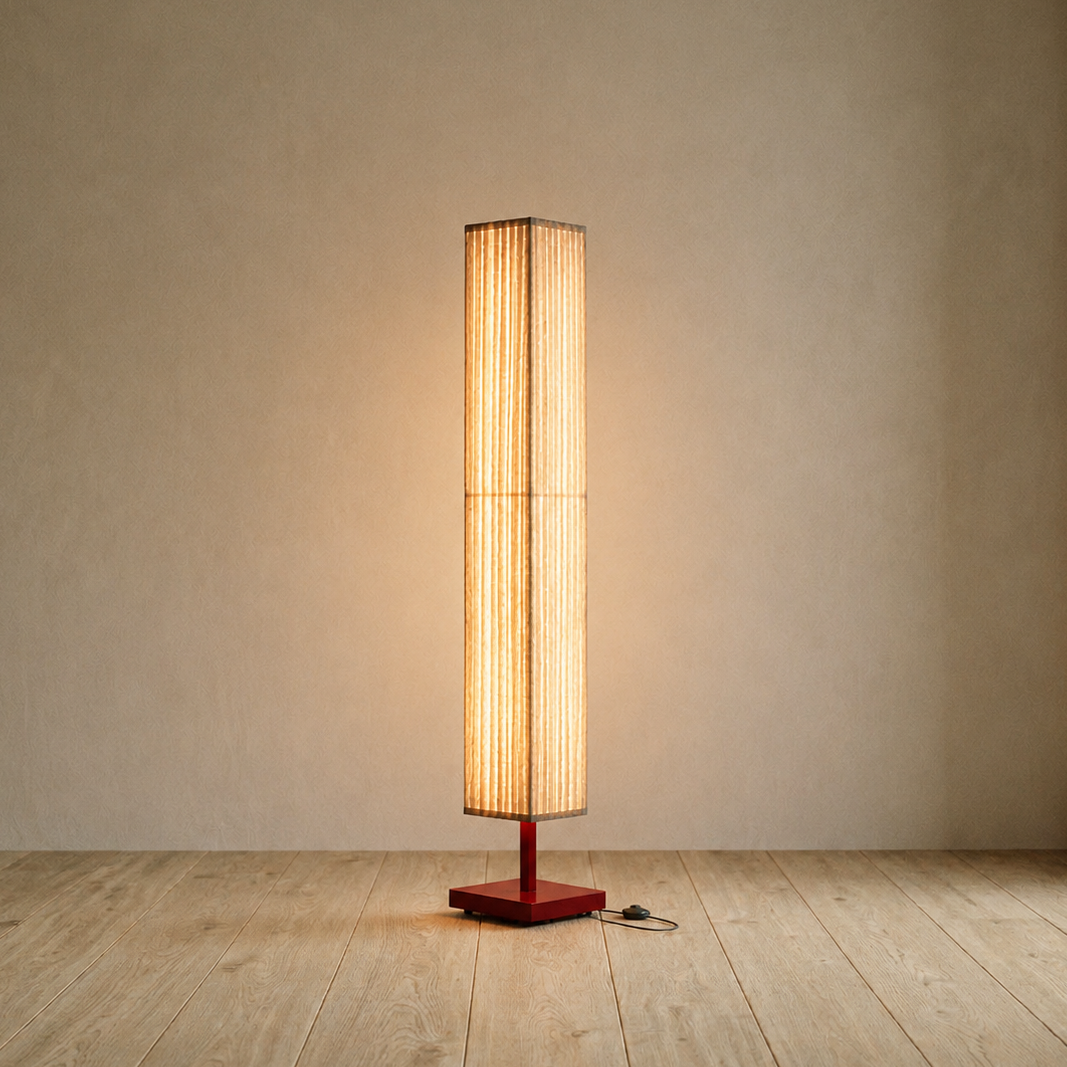 Modern Table Lamp with Pleated Shade