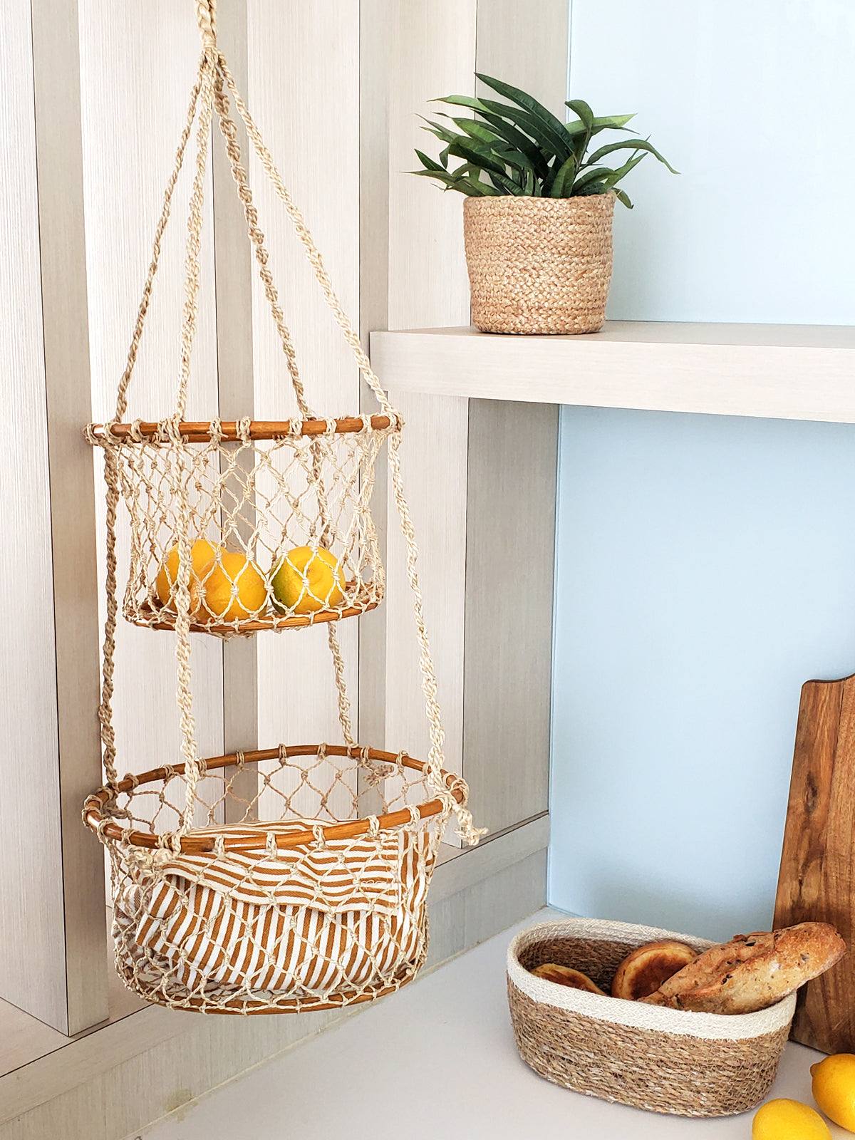 Jhuri Double Hanging Plant Basket