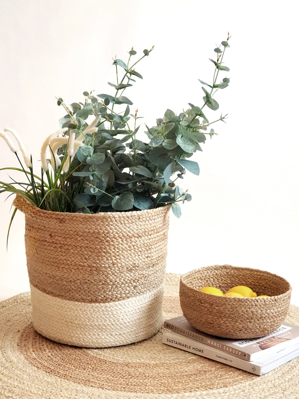 Kata Colorblock Woven Storage Basket