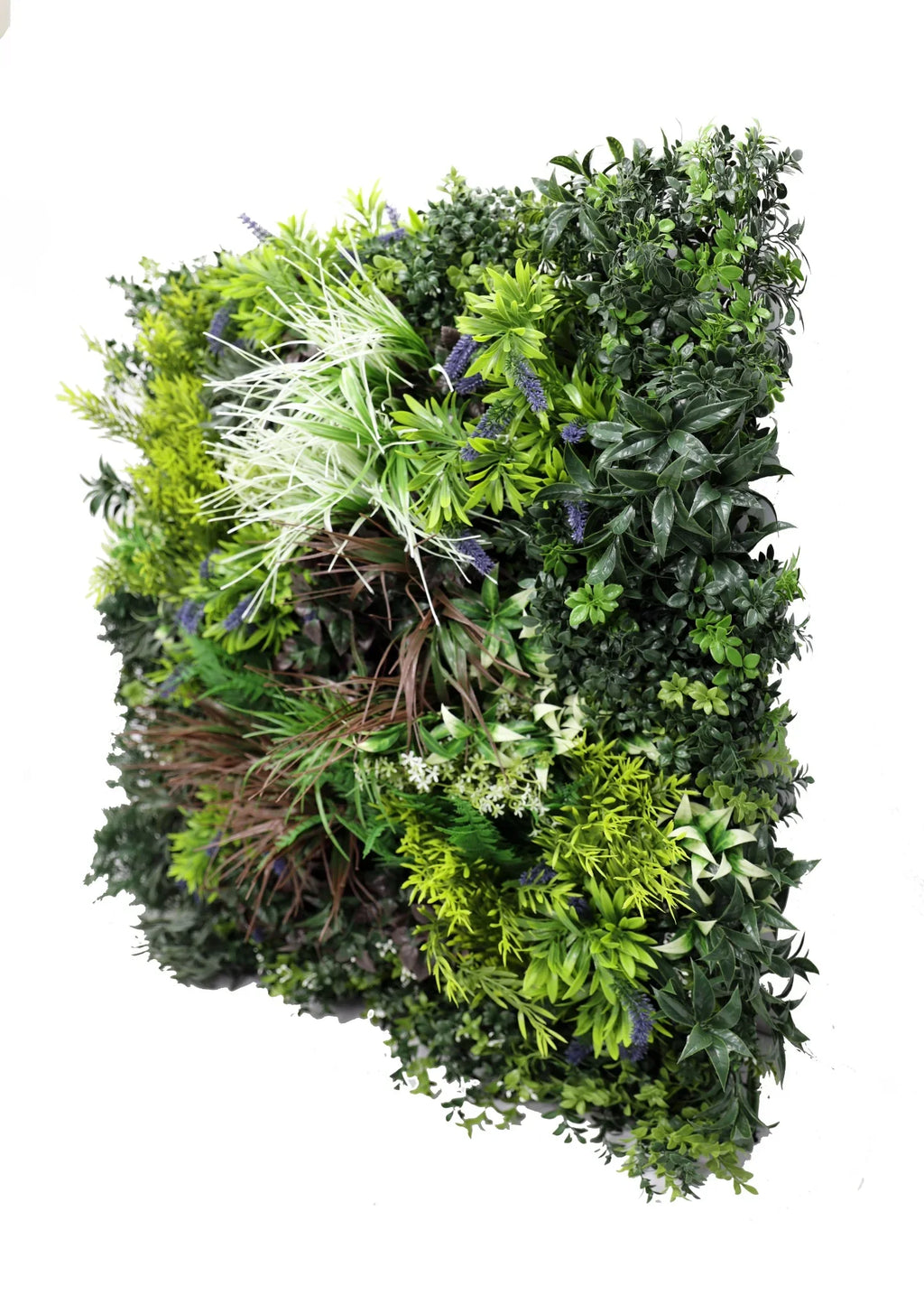 Tropical Forest Artificial Vertical Garden Green Wall Panel 35×35in – NFPA701 Fire Rated – UV Resistant – Commercial Grade