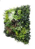 Tropical Forest Artificial Vertical Garden Green Wall Panel 35×35in – NFPA701 Fire Rated – UV Resistant – Commercial Grade