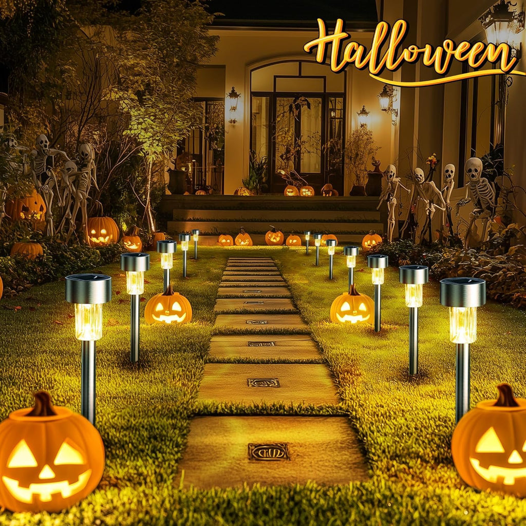 GIGALUMI Solar Lights Outdoor Waterproof