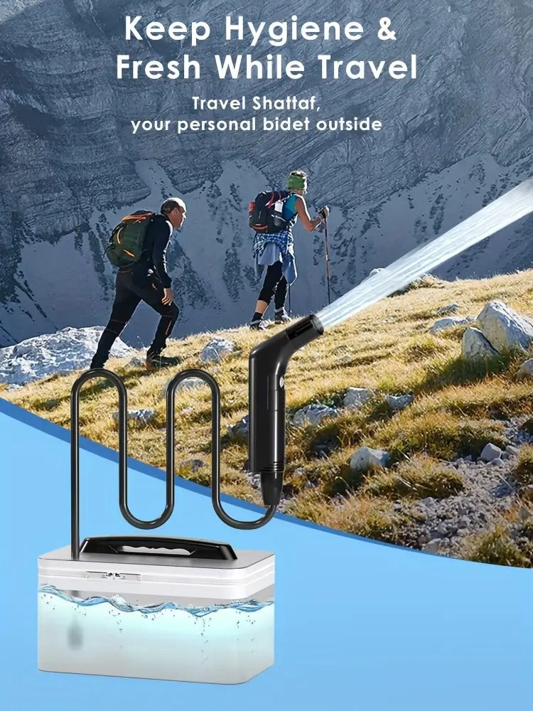 Electric Bidet Sprayer with Foldable Tank-2